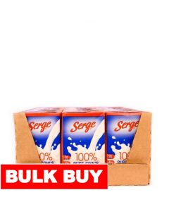 Serge UHT Full Cream Milk 24 Units / 250 ml / 8.45 oz