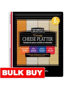 Selection Variety Cheese Tray - 4 Types of Cheese / 907 g / 2 lb