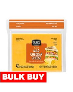 Selection Sliced Mild Cheddar Cheese 907 g / 2 lb