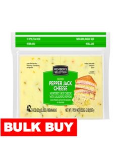 Selection Pepper Jack Cheese Sliced 907 g / 2 lb
