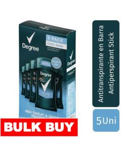 Degree Cool Rush Deodorant 5 Units / 76 g / 2.7 oz