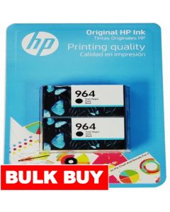 HP Black Ink Cartridge 964 2 Units