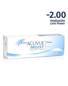 Acuvue Moist - 2.00 1 Day Moist Contact Lenses 30 Units