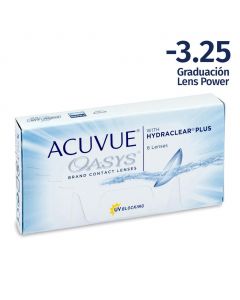 Acuvue Oasys -3.25 Esferico Contact Lenses 6 Units