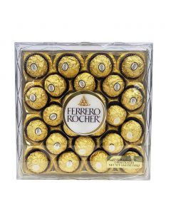 Ferrero Rocher Hazelnut & Chocolate Cream Filled Chocolates 24 Units / 12.5 g / 0.4 oz