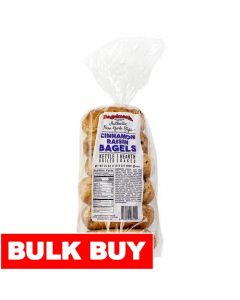 Bagelmania Cinnamon and Raisin Sliced Bagels 6 units