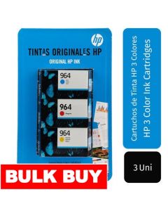 HP 964 Ink Cartridges Color 3 Units