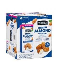 Selection Unsweetened Almond Beverage 6 Units /  946 mL / 32 oz