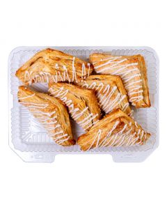 Selection Freshly Prepared Apple Puff Turnovers 6 Units