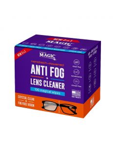 Nano Magic Anti-fog and Lens Cleaning Wipes 100 Units