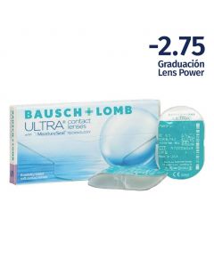 Bausch and Lomb -2.75 Ultra Contacts Lens Monthly