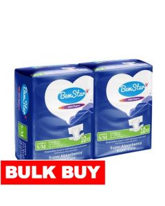 Bemstar Adult Medium Diaper 2 Packs / 10 Units