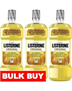 Listerine Original Mouthwash 3 Units / 1 L / 33.8 oz