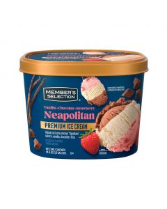 Selection Neapolitan Ice Cream / 1.89 L / 64 oz