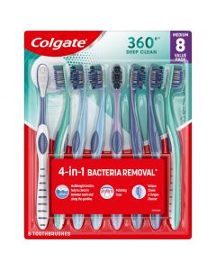 Colgate 360 Deep Clean Toothbrush 8 Units