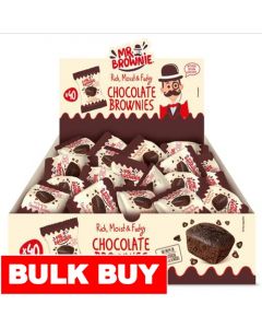 Mr. Brownies Chocolate Brownies 40 Units / 25 g / 0.88 oz