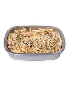 Selection Pasta Alfredo with Chicken Freshly Prepared