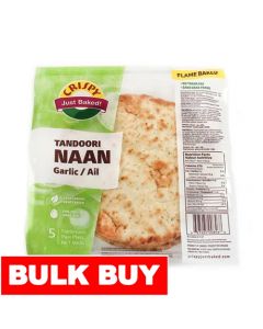 Crispy Just Baked Garlic Bread Tandoori Naan 10 Units
