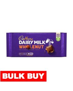 Cadbury Whole Nut Chocolate Bar 180 g