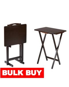 ’s Selection Folding Tray Tables 3 Pieces