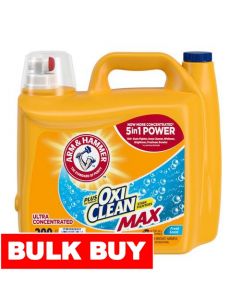 Arm and Hammer Ultra Concentrated Liquid Laundry Detergent with Oxi Clean 5.91 L / 200 oz / 200 Loads