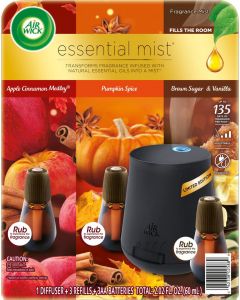 AirWick Essential Mist 1 Diffuser + 3 Refills