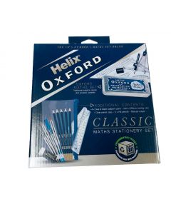 Helix Oxford Math Set with a Variety of School Supplies 21 Pieces