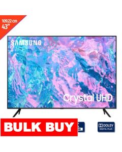 Samsung 109.22 cm / 43" Inches Smart Crystal UHD 4K TV UN43CU7000FXZA