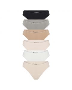 ’s Selection Women's Size L High-Cut and Bikini Panties 6 Units