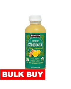 Kirkland Signature Organic Ginger Lemonade Kombucha 8 Units / 473 mL / 16 oz
