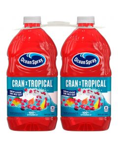 Ocean Spray Cranberry Juice Tropical Flavor 2 Units / 1.89 L / 64 oz
