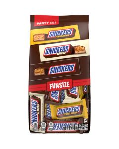 Snickers Chocolate Bar Party Variety Pack 680.96 g / 24.02 oz