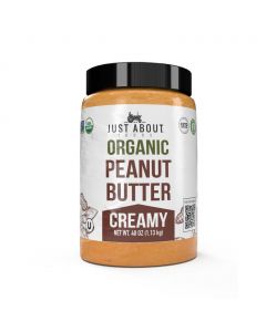 Just About Foods Organic and Creamy Peanut Butter 1.13 kg / 40 oz