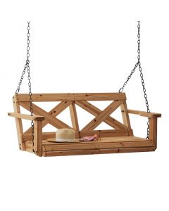 Backyard Discovery Farm Style Cedar Porch Swing
