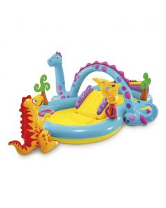 Intex Inflatable Dinoland Pool with Water Sprayer