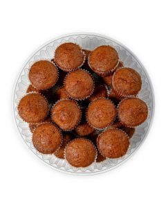 Selection Freshly Baked Mini Carrot Muffins 24 Units