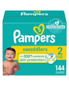 Pampers Baby Diapers Swaddlers Size 2 / 144 Units