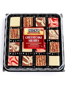 Suzy's Cream Cheesecake Assorted Flavors Cheesecake Squares 16 Units