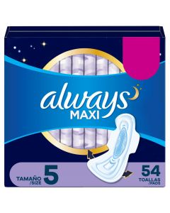 Always Maxi Night Feminine Pads 54 Units