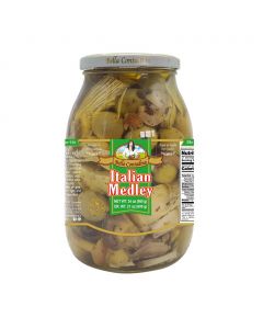 Bella Contadina Capricciosa Italiana Olives and Vegetables in Oil 600 g / 21 oz
