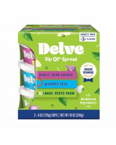 Delve Dip Variety Pack 3 Units / 170 g / 6 oz