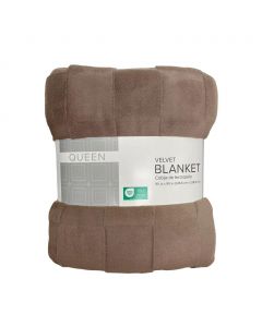 Selection Queen Bed Velvet Blanket 228 cm x 228 cm / 90" x 90"