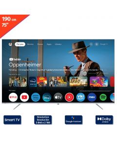 JVC 191 cm / 75" Inches Smart Google 4K QLED UHD TV LT-75KC748