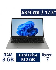 RCA 43.9 cm / 17.3” Inches Laptop AMD Ryzen 7 8 Gigabytes / 512 Gigabytes RWNR7L1747-TI
