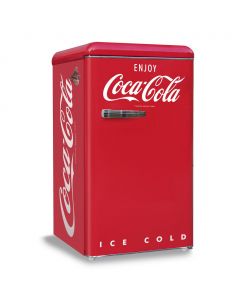 Coca Cola Retro Single-Door Refrigerator with Freezer 85 L / 3 cu ft.