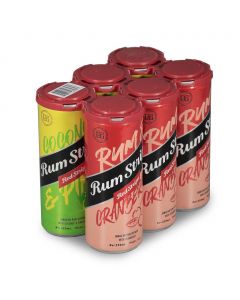 Rum Stripe Canned Colorful White Rum 6 Units / 250 mL