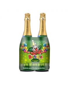 Burbujín Alcohol-free Apple Flavored Drink 2 Units / 750 mL / 25 oz