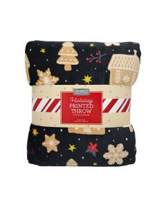 Selection Polyester Christmas Print Blanket 152 cm x 177 cm / 60" x 70"