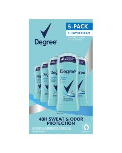 Degree Shower Clean Women's Deodorant 5 Units / 74 g / 2.6 oz