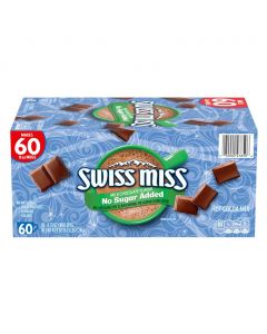 Swiss Miss Cocoa with No Added Sugar 60 Units / 20 g / 0.7 oz